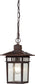 7"W Cove Neck 1-Light Outdoor Rustic Bronze