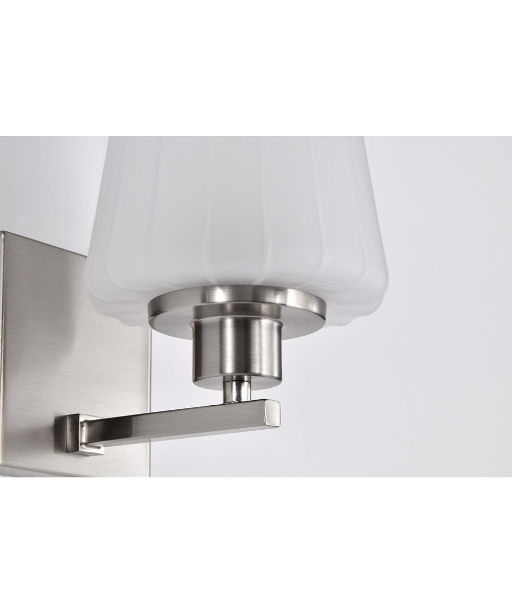 Lune 1-Light Vanity & Wall Brushed Nickel