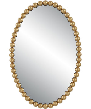 Serna Gold Oval Mirror