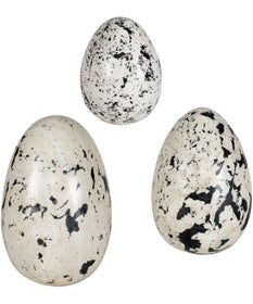 Nest Trio Indoor-Outdoor Stone Eggs Set of 3