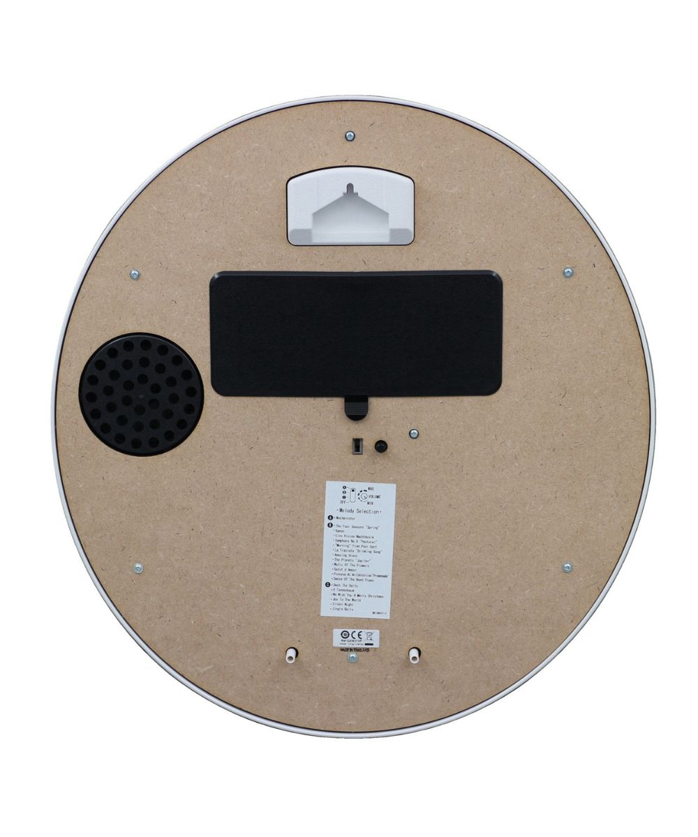 17"H Melodies in Motion Clock  18 Hi Fi Melodies Rotating Pendulum