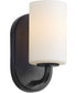 Rutherford 1-light Wall Mount Light Fixture Matte Black
