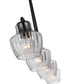 Destin 4-Light Pendant Black / Silver Accents