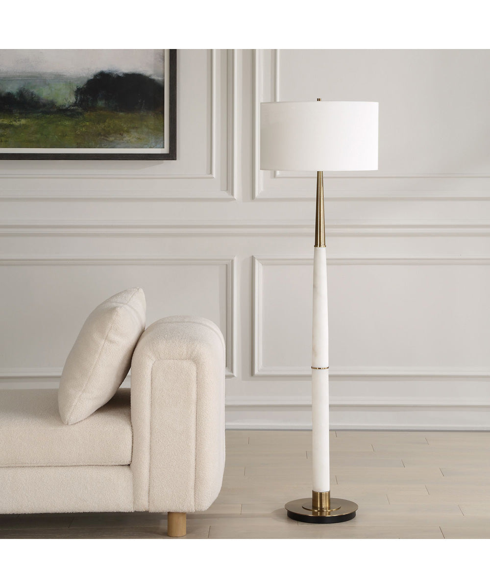 Faro White Marble Floor Lamp