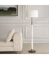 Faro White Marble Floor Lamp
