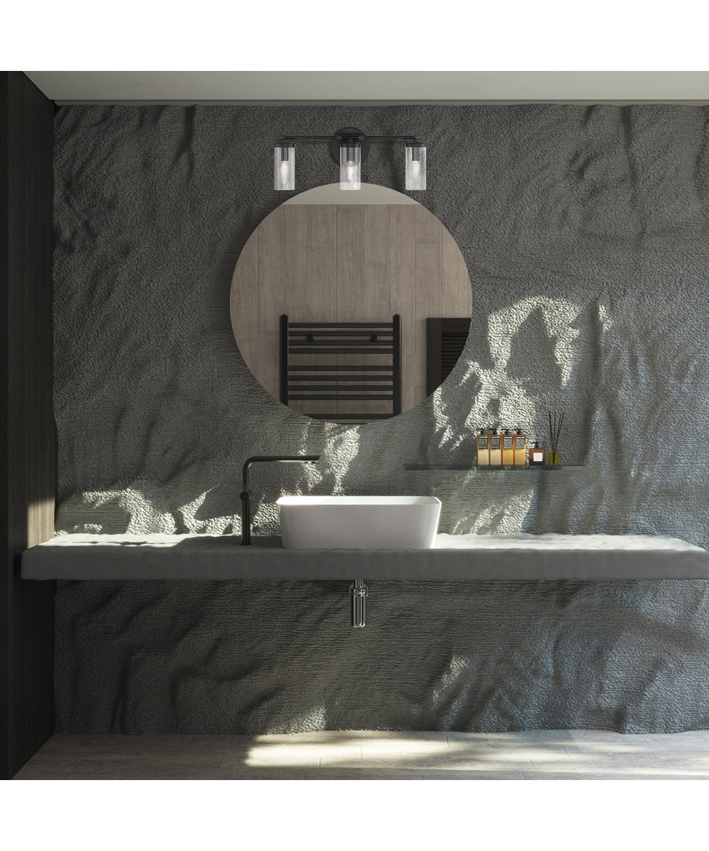 Hudson Heights 3 Light Vanity Matte Black
