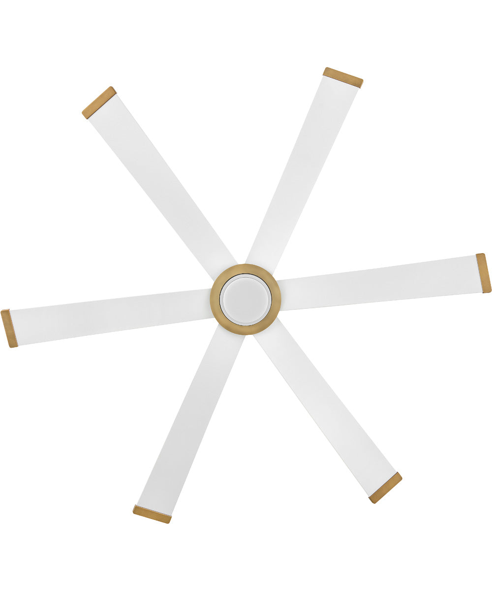 Andros 64" LED Smart Fan Matte White