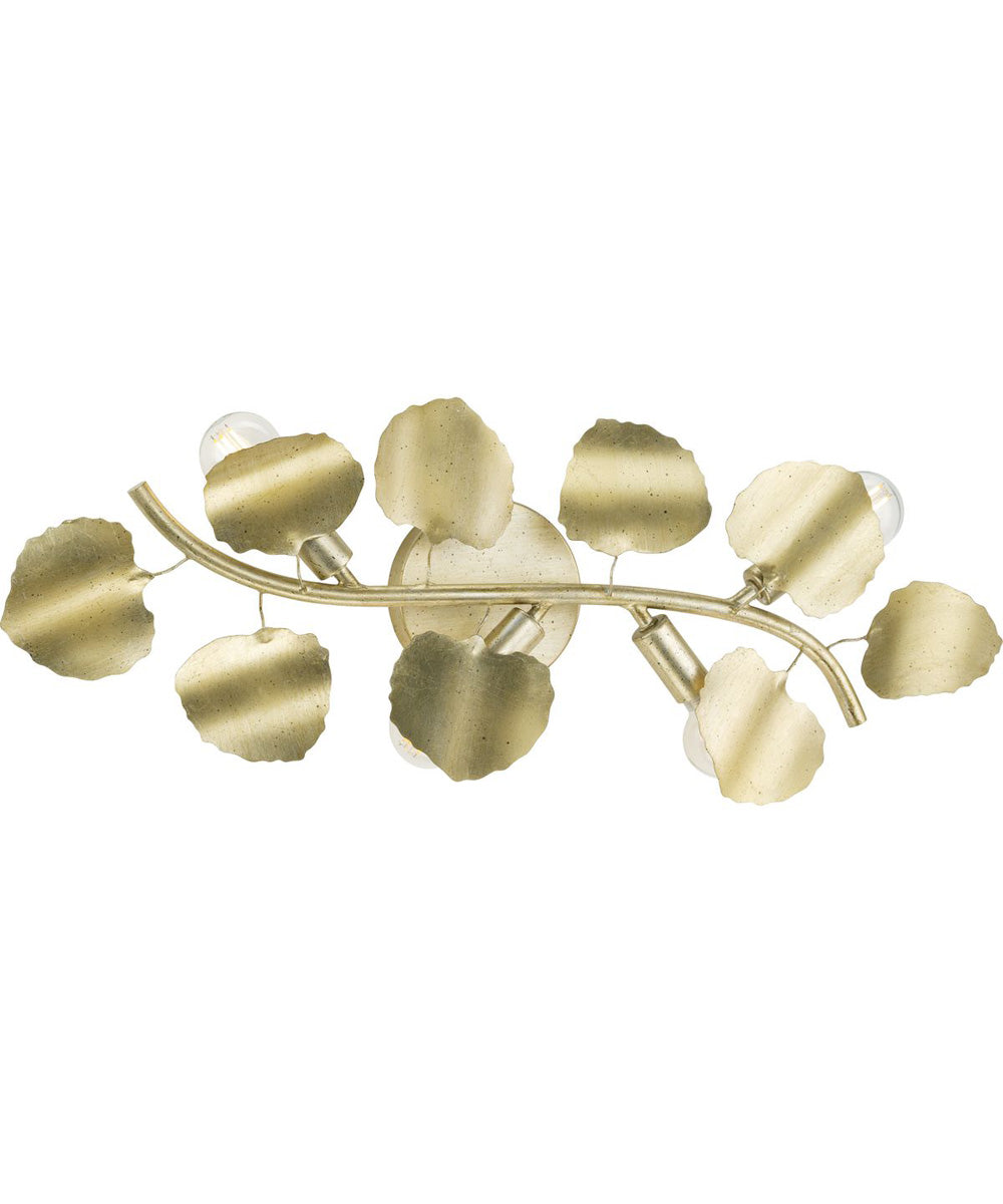 Laurel 4-Light Wall Bracket Gilded Silver