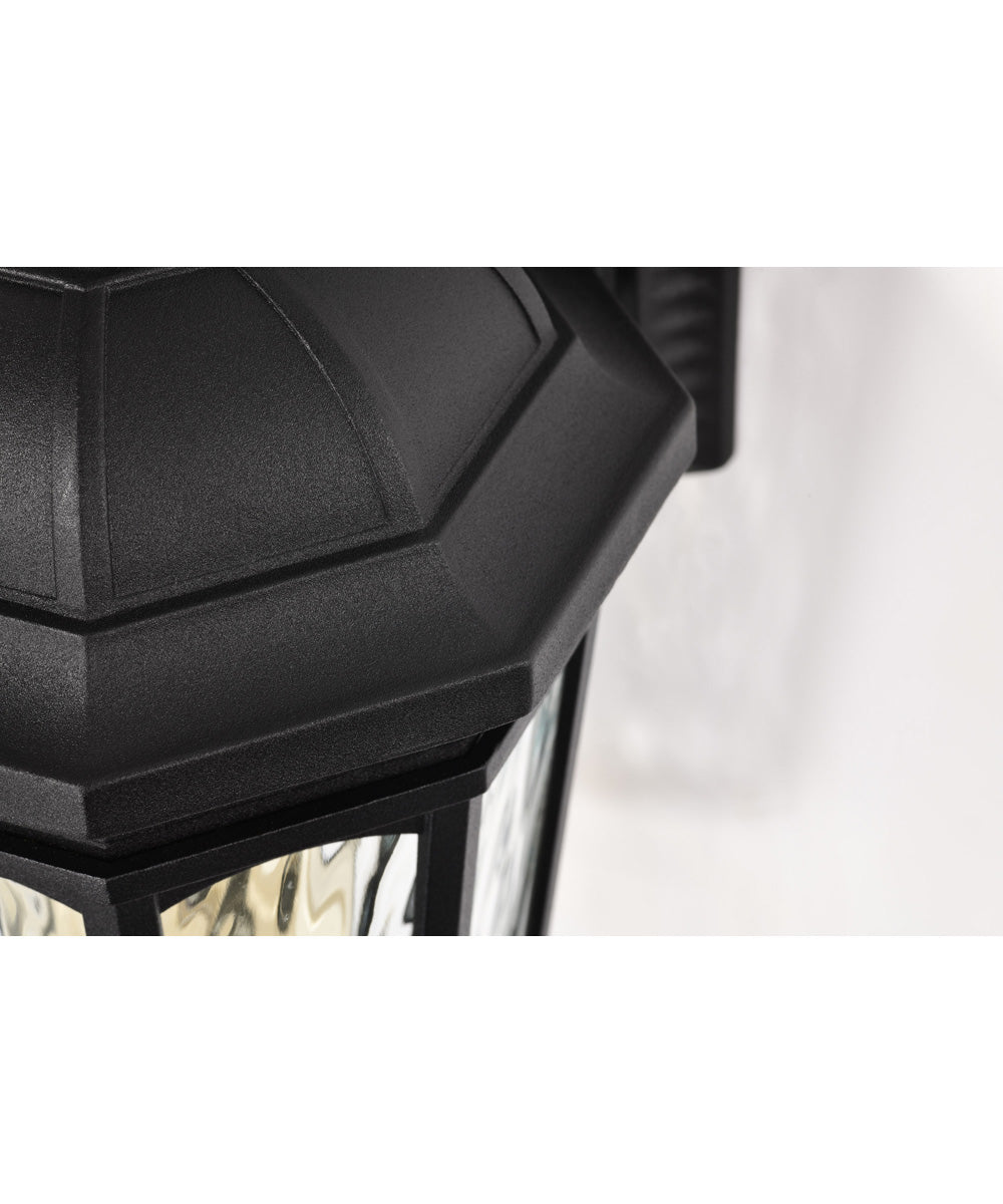 East River 1-Light Outdoor Matte Black