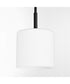 Rutherford 1-light Pendant Matte Black