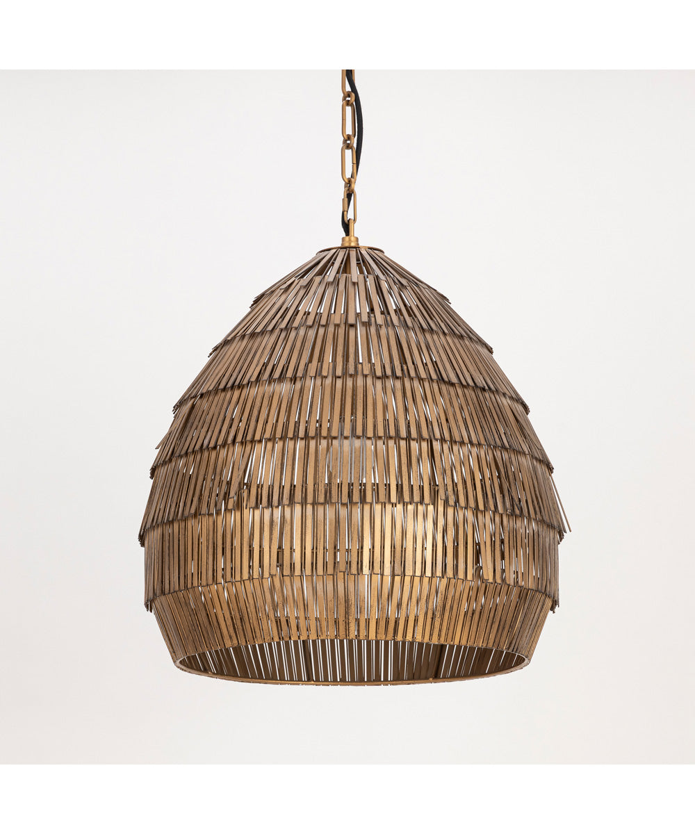 Gilda Large Pendant Antique Brass