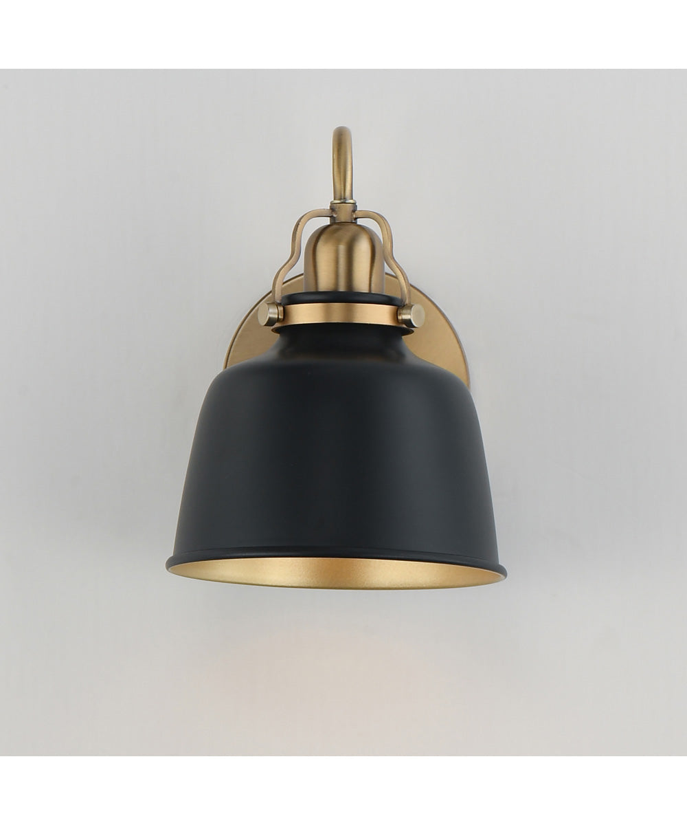 Hollis 1-Light Sconce Natural Aged Brass