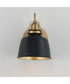 Hollis 1-Light Sconce Natural Aged Brass
