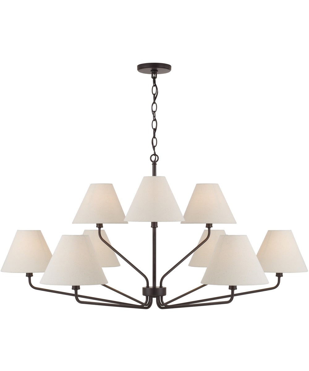 Chadwick 9-Light Chandelier Espresso