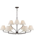 Chadwick 9-Light Chandelier Espresso