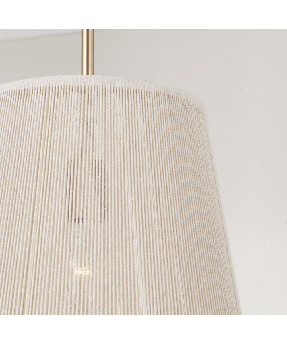 Tara 1-Light Pendant Matte Brass