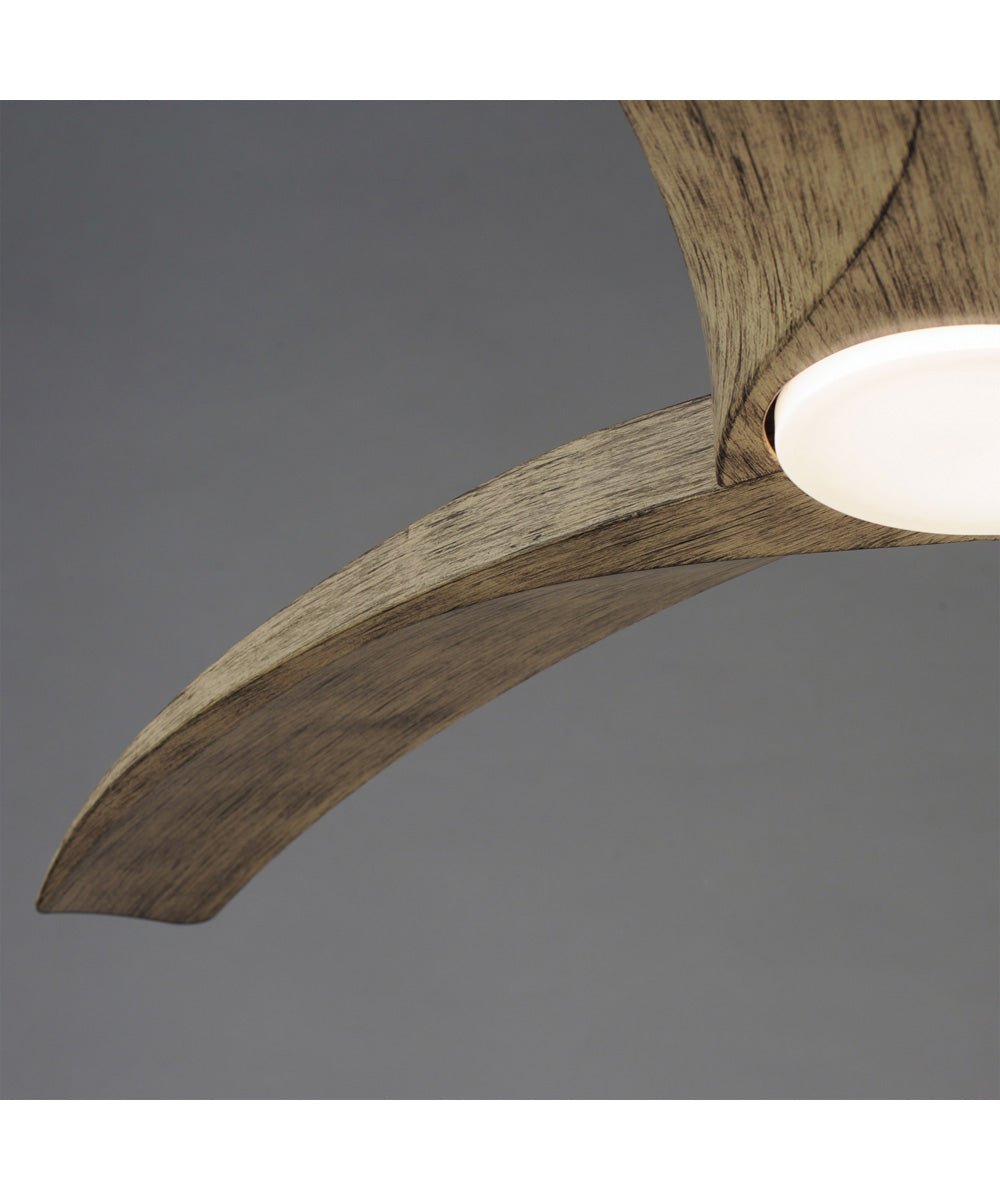 Drifter 52 inch Outdoor Fan w LED Black / Driftwood