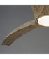 Drifter 52 inch Outdoor Fan w LED Black / Driftwood