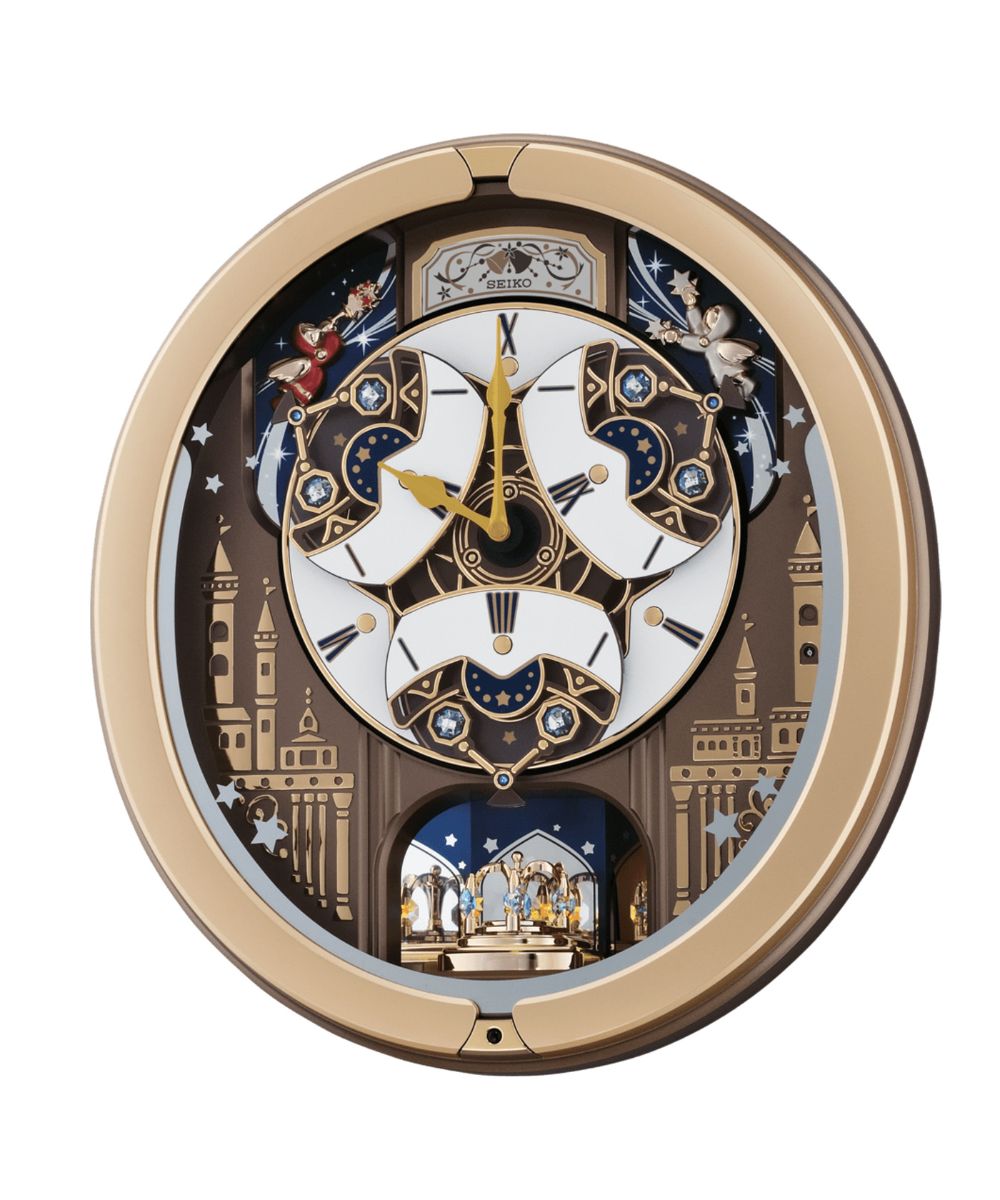 17"H Melodies in Motion Clock  18 Hi Fi Melodies Rotating Pendulum