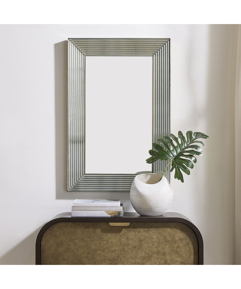 Illuminate Antique Brass Mirror