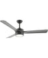 Axion II 52 in. 3-Blade Modern LED Ceiling Fan Matte Black