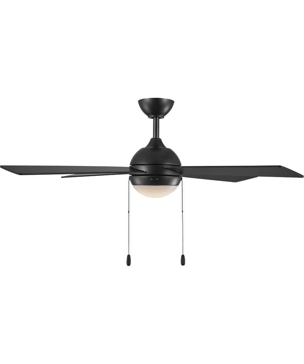Tavo 52-in. 4-Blade LED Modern Ceiling Fan Matte Black