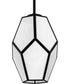 Latham 1-Light Contemporary Pendant Matte Black