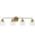 Quillan 4-Light Transitional Bath & Vanity Light Gold Ombre