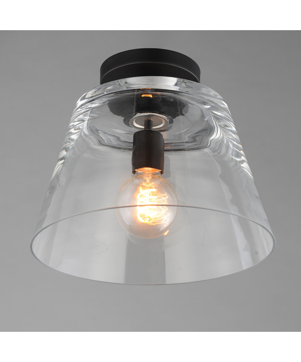 Hudson 1-Light Semi-Flush Mount/Pendant Black
