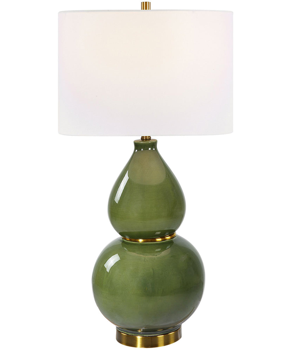 Gourd Green Table Lamp
