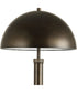 Floor Lamp in Rich Dark Bronze with Dome Metal Shade