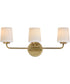 Durham 3-Light Bath Vanity Natural Aged Brass