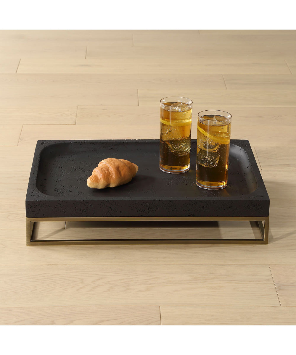 Shadowstone Cast Black Tray