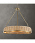 Ladakh 9 Light Round Wicker Pendant