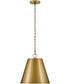 Blake 1-Light Medium Pendant in Lacquered Brass