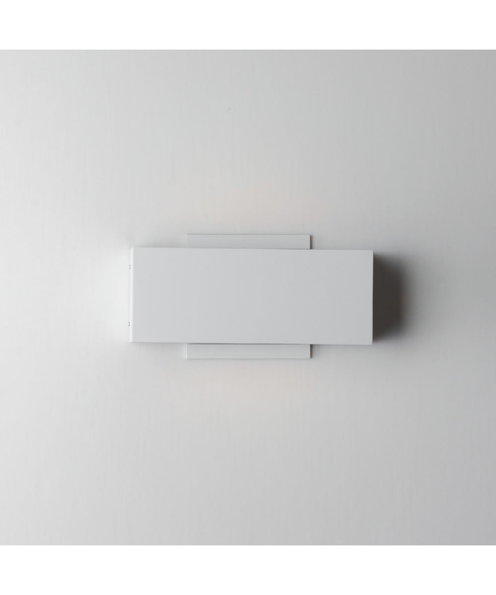 Blok 9 inch LED Outdoor Wall Sconce White