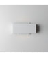 Blok 9 inch LED Outdoor Wall Sconce White