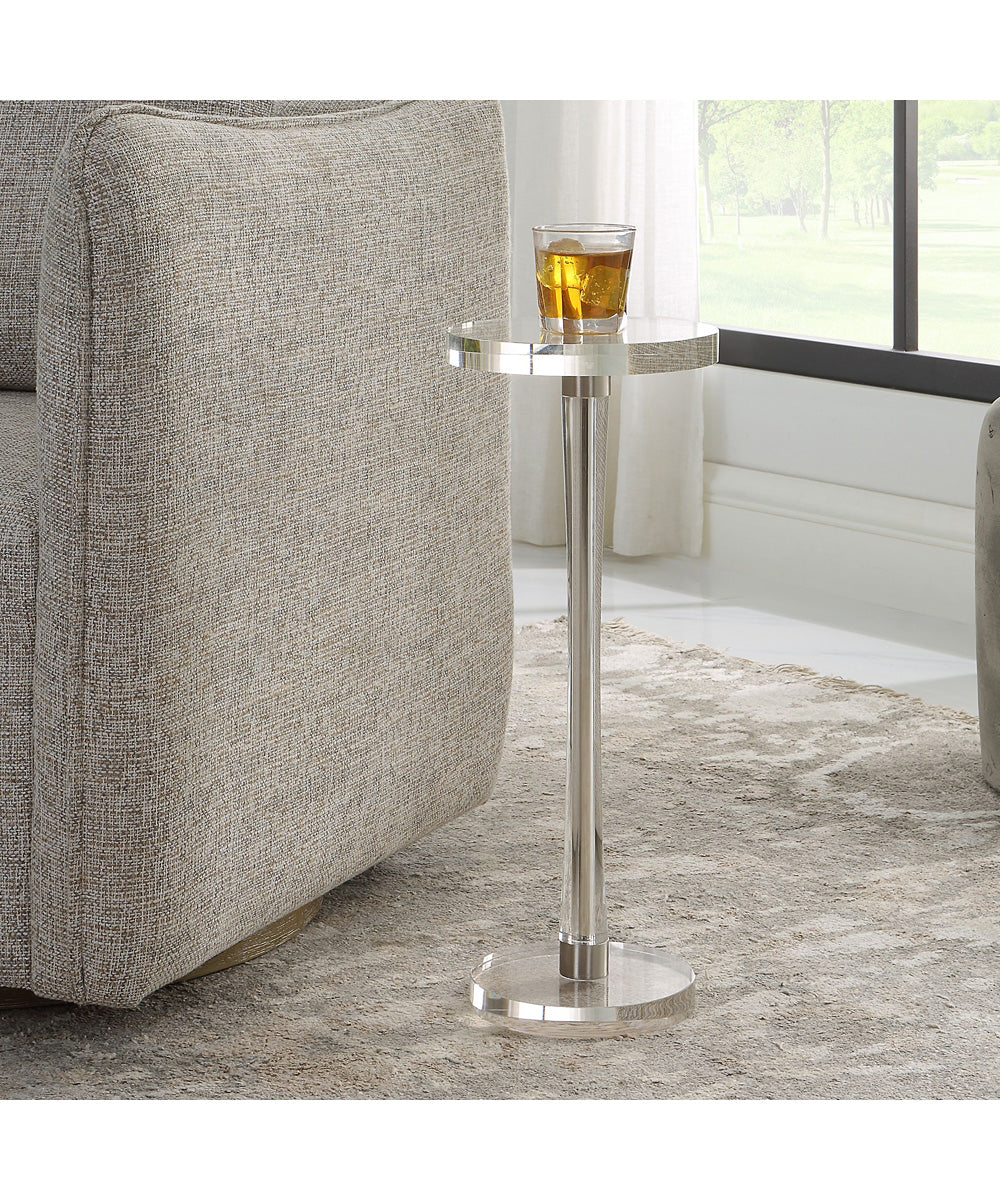 Pria Crystal Drink Table