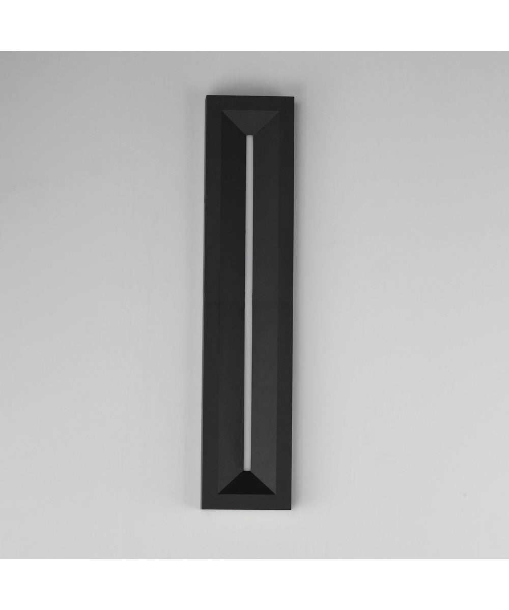 Fosso 24 inch LED Outdoor Wall Sconce - 5cct Black