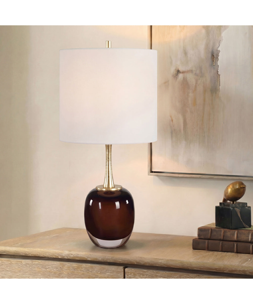 Vannett Dark Amber Table Lamp