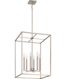 Signature Foyer 6-Light Lighting Brushed Polished Nickel