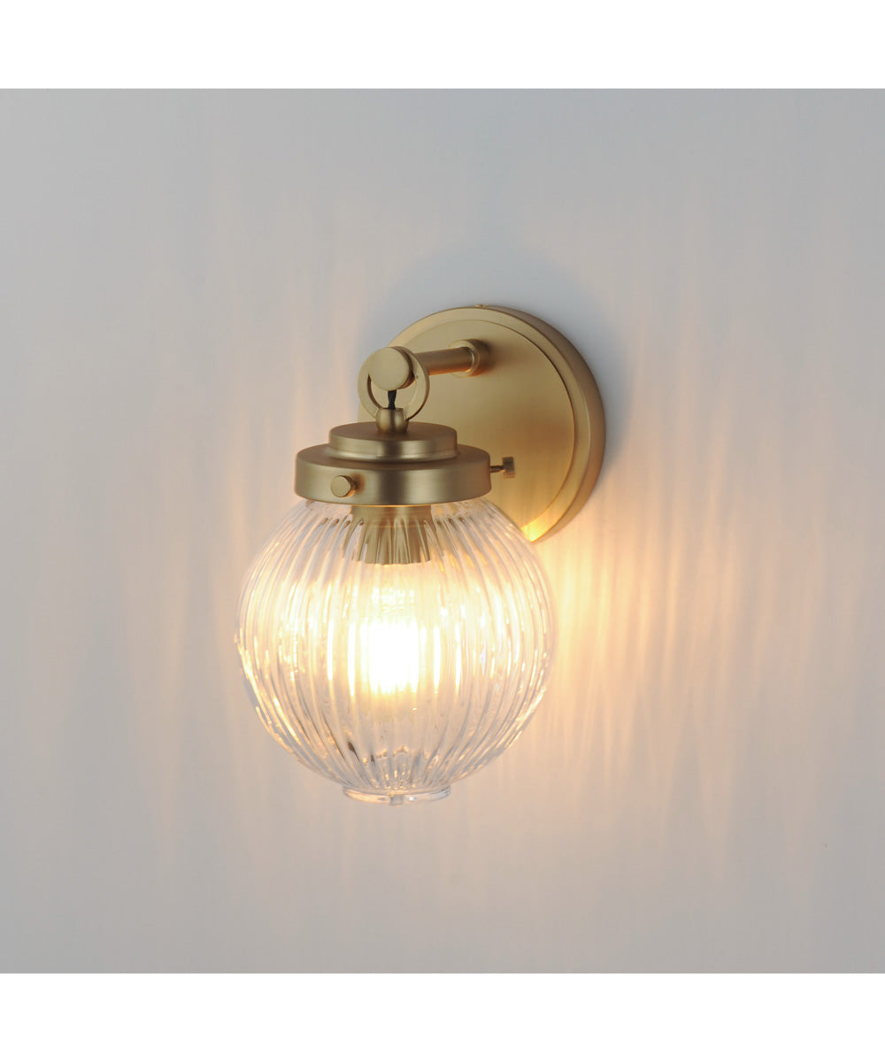 Kasbah 1-Light Bath Vanity Satin Brass