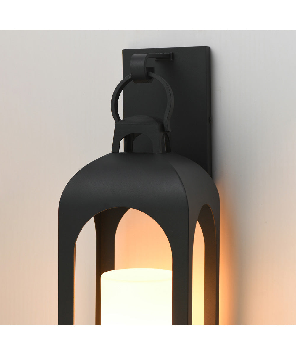 Marrakech 1-Light Wall Sconce Medium Black