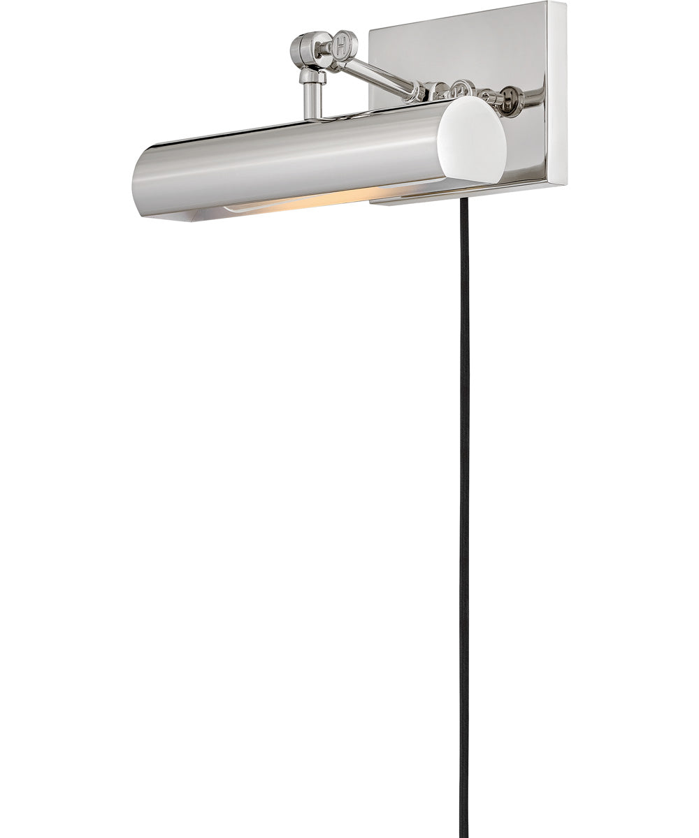 Stokes 1-Light Small Adjustable Accent Light in Polished Nickel