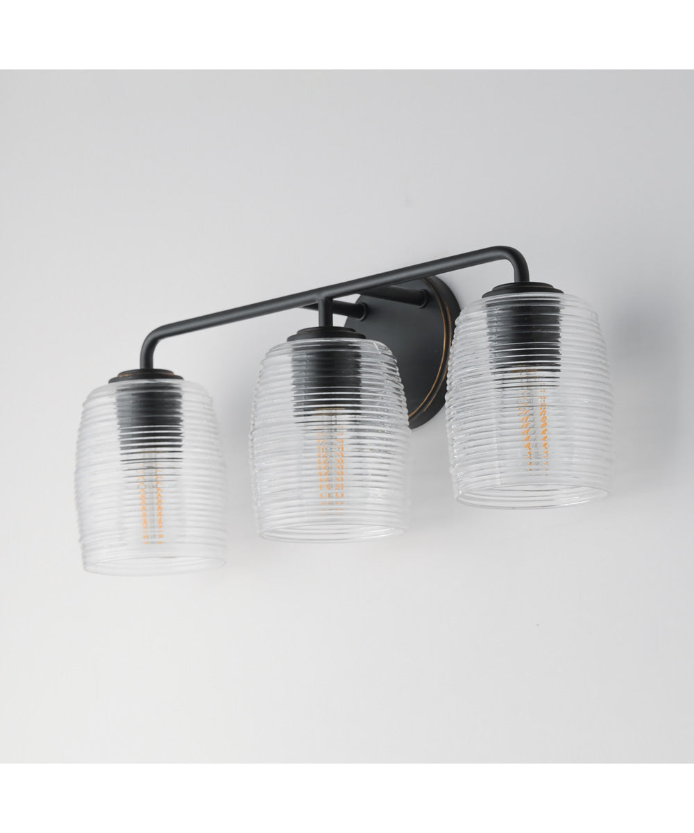 Honey 3-Light Bath Vanity Kentucky Bronze