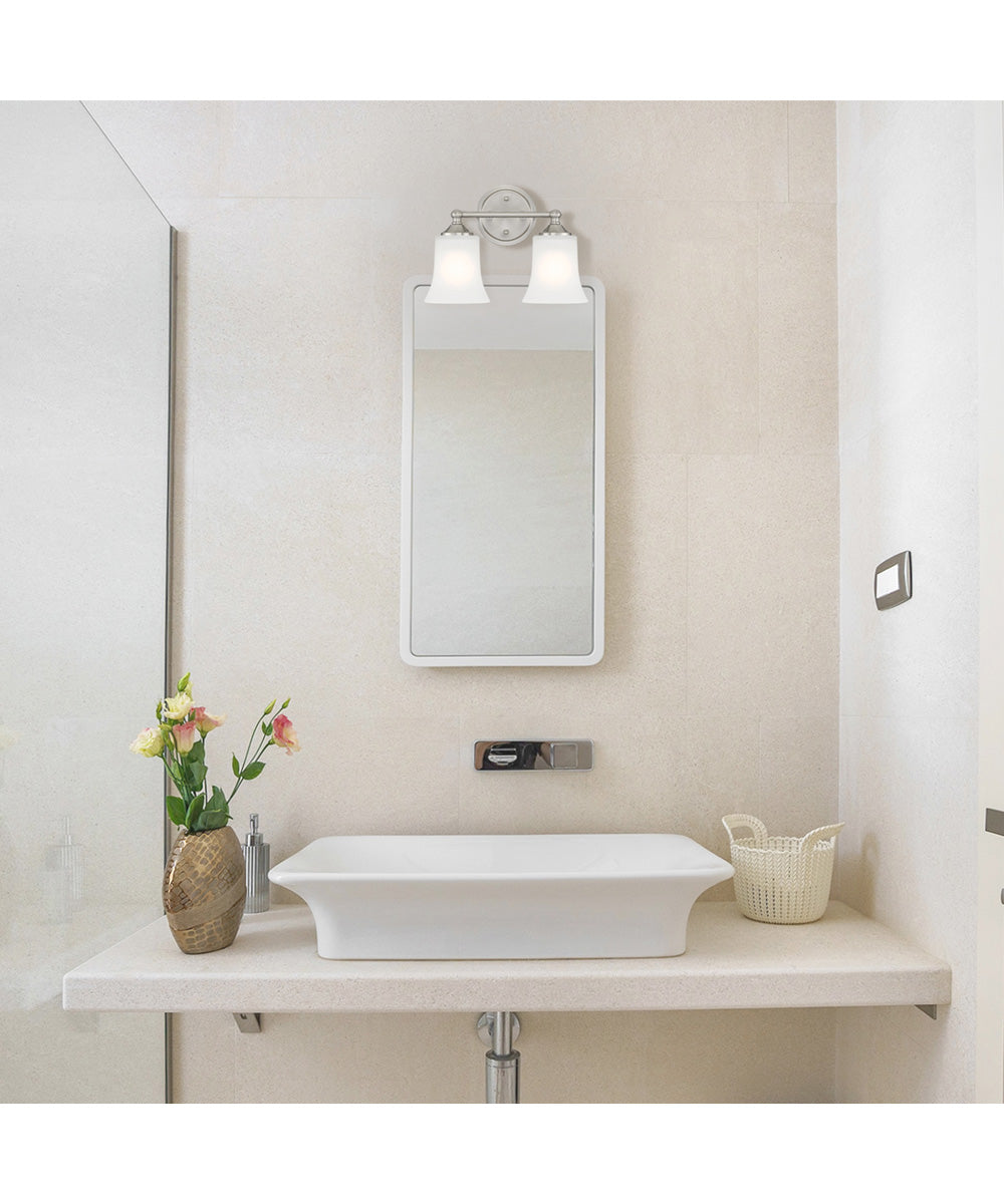 Bronson 2 Light Vanity Brushed Nickel