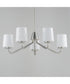 Durham 5-Light Chandelier Satin Nickel