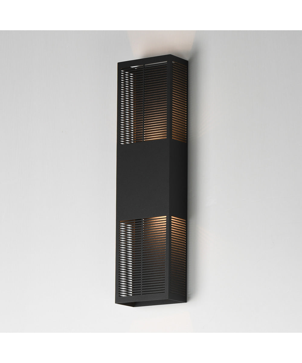 Grate 24 inch LED Outdoor Wall Sconce Black