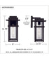 Morgan 1-light Outdoor Wall Light Earth Black