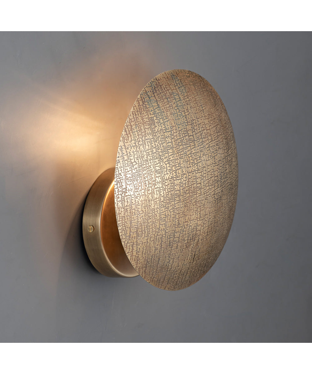 Aurelia 1-Light Wall Sconce Weathered Brass